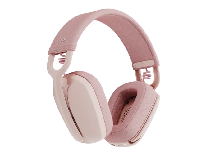 Logitech ZONE VIBE 100 Lightweight Wireless Headphones (981-001224) — side view