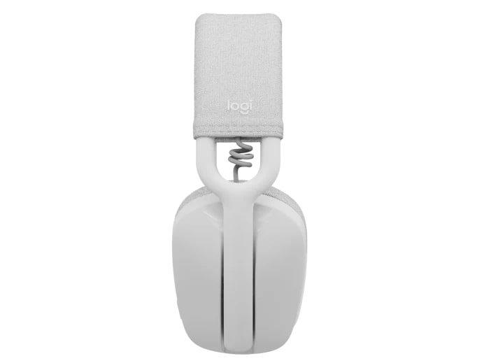 Logitech ZONE VIBE 100 Lightweight Wireless Headphones (981-001219) — in use